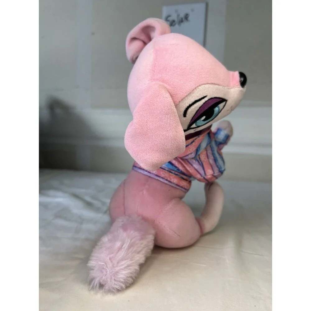 Bratz Petz Pink Chihuahua Plush Dog Embroidered Eyes Striped Shirt Y2K Toy Shae